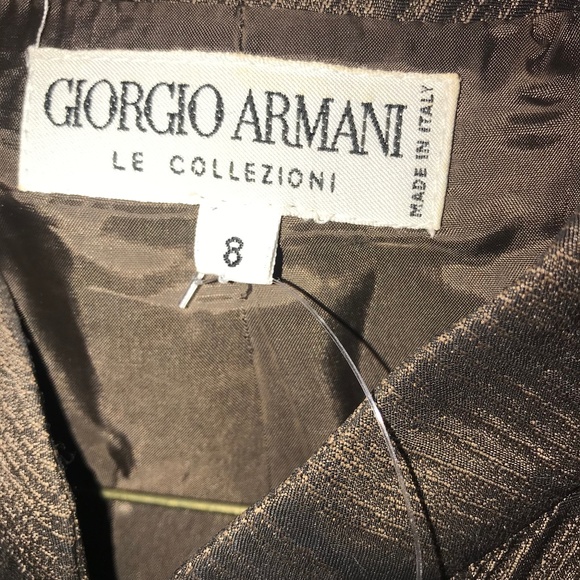 Georgio Armani Collezioni size 8 silk blazer - Picture 5 of 16